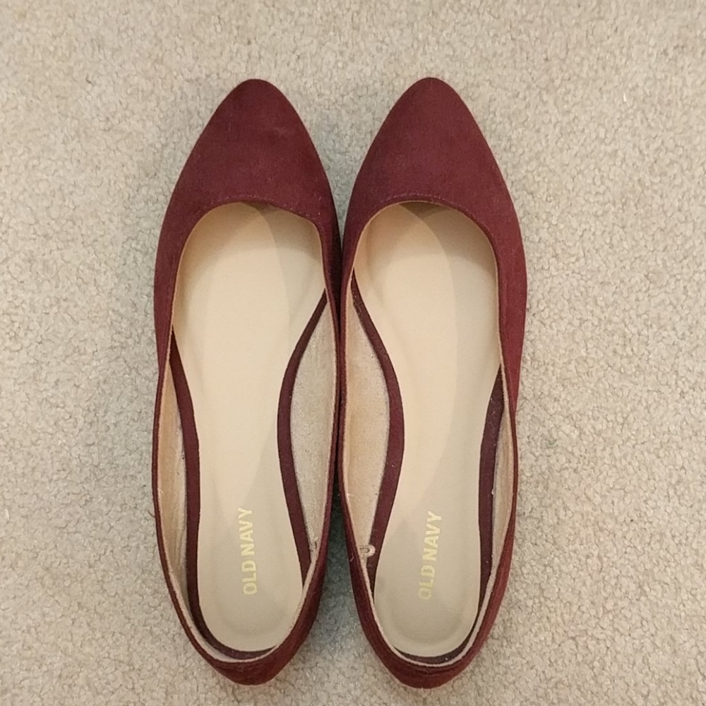 Maroon Old Navy flats